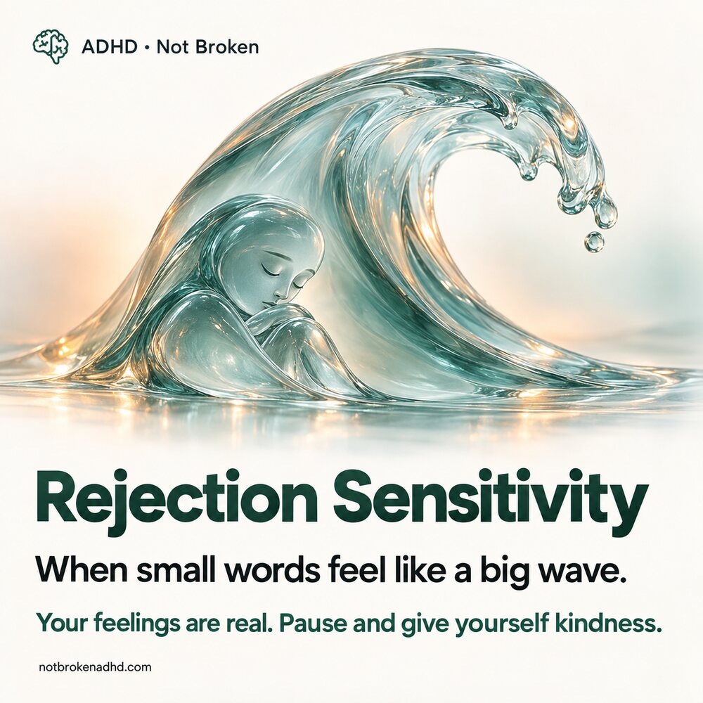 Illustrated ADHD reminder