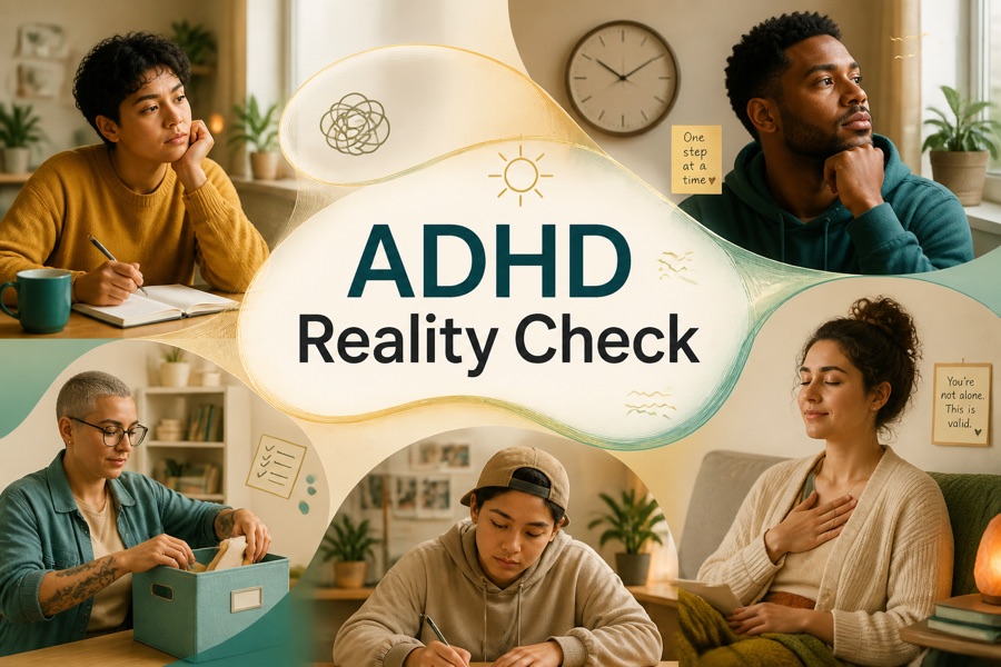 תזכורת מצוירת על ADHD