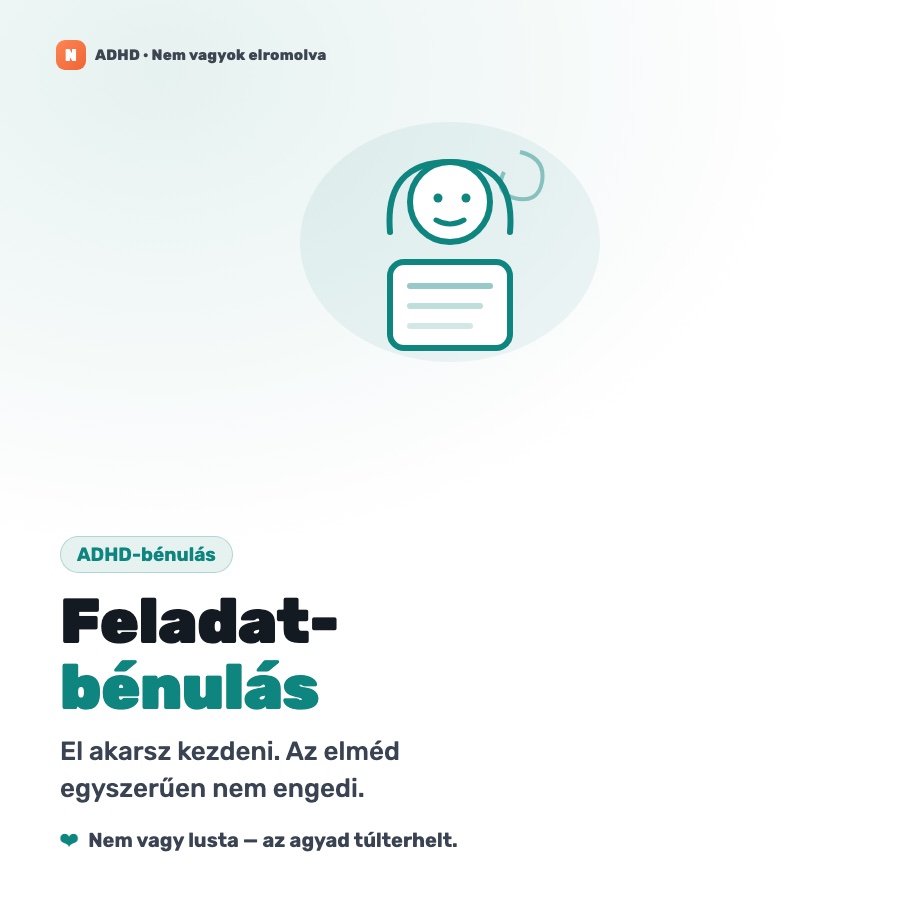 Illusztrált ADHD-emlékeztető