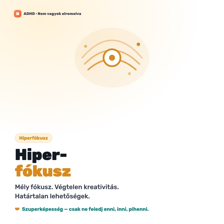 Illusztrált ADHD-emlékeztető